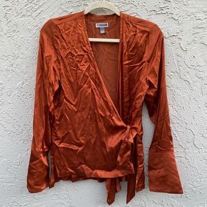 Chelsea 28 y2k blouse satin long sleeve night